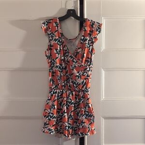 Floral Wrap Romper